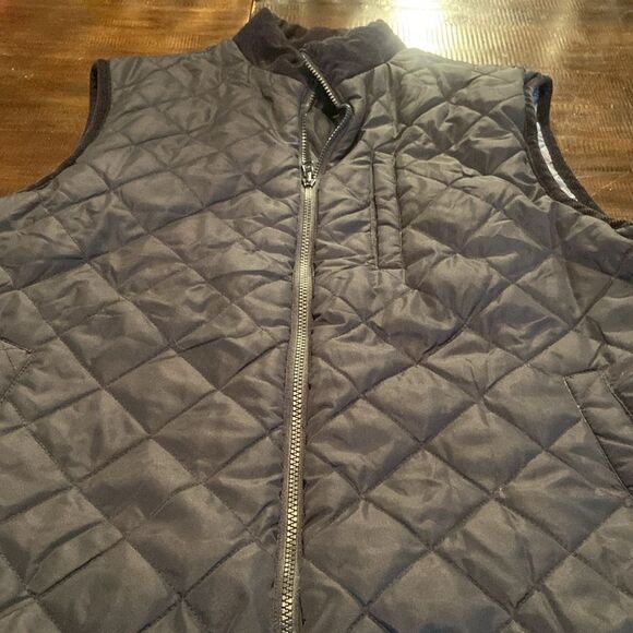 Harper Reversible Vest Navy / plaid by Southern Marsh Men’s - Picture 3 of 16